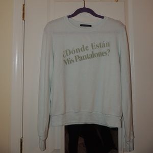 Wildfox Donde  Estan Sweatshirt NWOT